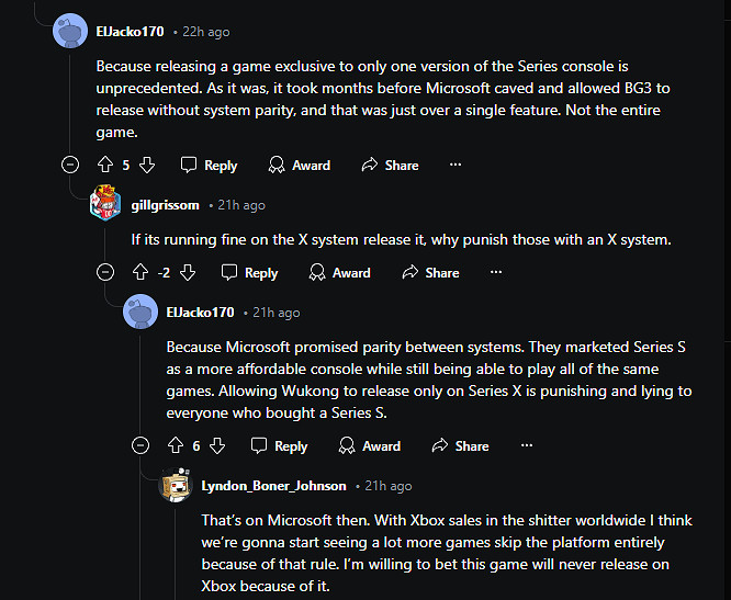 玩家誤解《黑神話》為PS獨占 Xbox再次慘遭輿論“鞭屍” 玩家誤解《黑神話》為PS獨占 Xbox再次慘遭輿論“鞭屍”