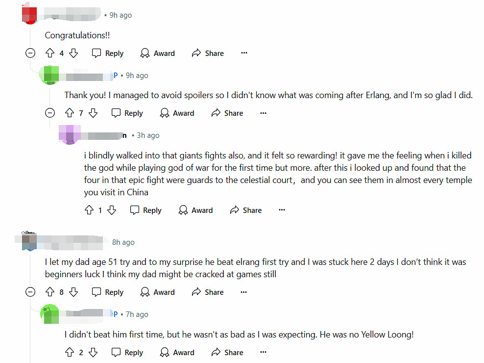 國外中年玩家吐槽自己年紀大了!玩《黑神話》很吃力 國外中年玩家吐槽自己年紀大了!玩《黑神話》很吃力