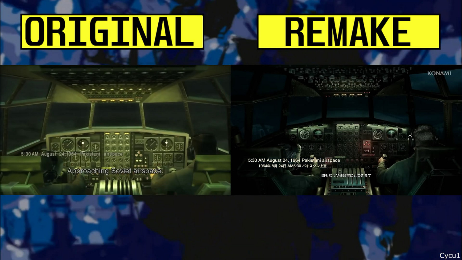 《潛龍諜影3:重製版》vs 原版遊戲 畫面對比影片! 《潛龍諜影3:重製版》vs 原版遊戲 畫面對比影片!