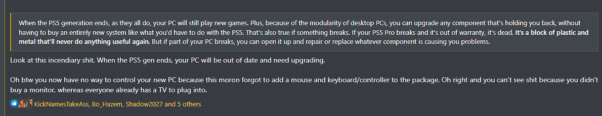 IGN推薦與PS5 Pro相當的PC配置被玩家吐槽：煽動仇恨