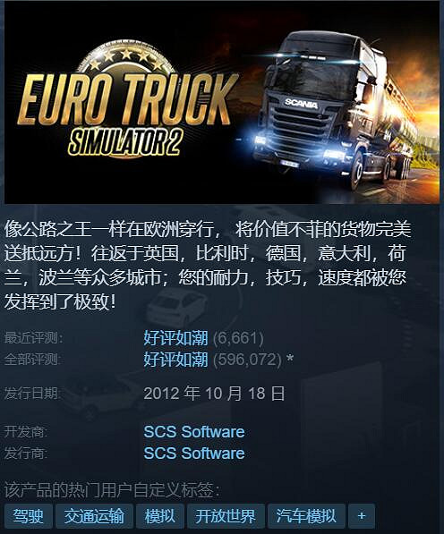 Steam特惠:《地平線4》二折《歐洲卡車模擬2》骨折價 Steam特惠:《地平線4》二折《歐洲卡車模擬2》骨折價