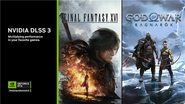 《最終幻想 XVI》,《戰神：諸神黃昏》等遊戲發布並借助DLSS 3提升性能