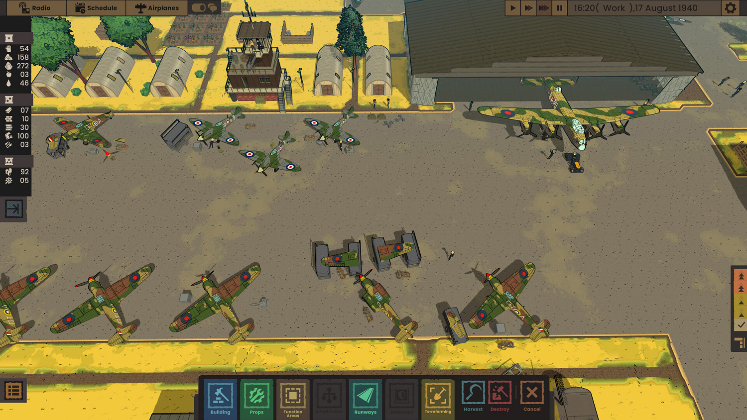 漫畫風格二戰軍事基地模擬遊戲《王牌之地》現已在Steam平台推出試玩Demo