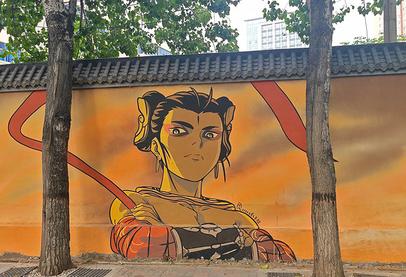 超還原《黑神話》大聖牆繪已完成！下一個將是黃風？