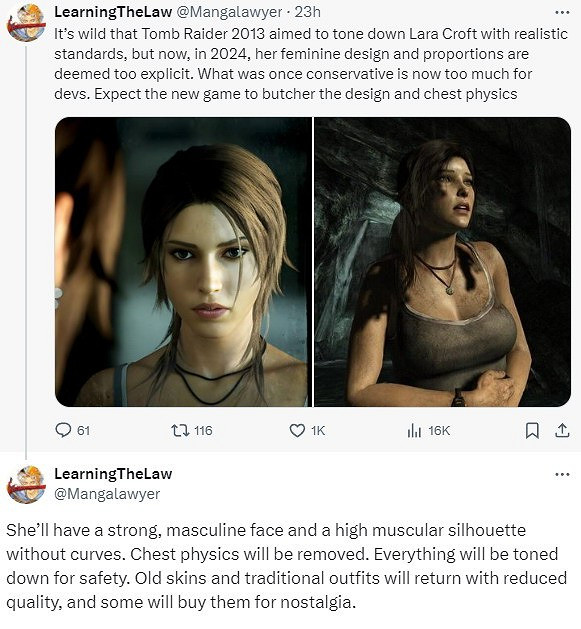 《古墓奇兵》新作讓玩家憂慮 勞拉變肌肉女失去魅力? 《古墓奇兵》新作讓玩家憂慮 勞拉變肌肉女失去魅力?