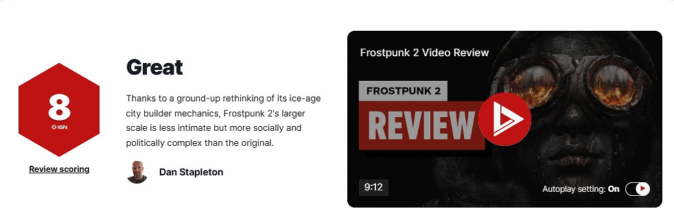 早報:《冰汽時代2》IGN 8分 《暗黑4》新影片 早報:《冰汽時代2》IGN 8分 《暗黑4》新影片