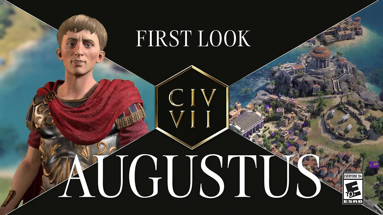 《文明7》新領袖“奧古斯都”預告 羅馬帝國首位皇帝