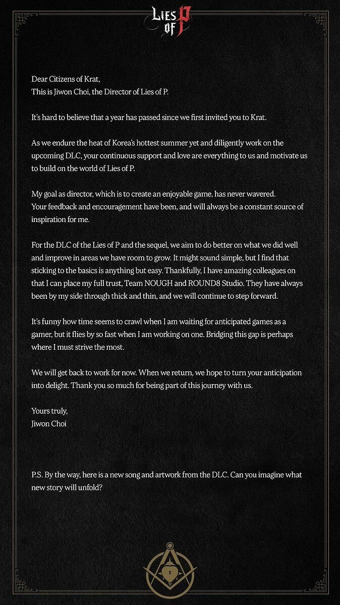 《P 的謊言》續作和DLC正在開發中 新設定圖公布 《P 的謊言》續作和DLC正在開發中 新設定圖公布