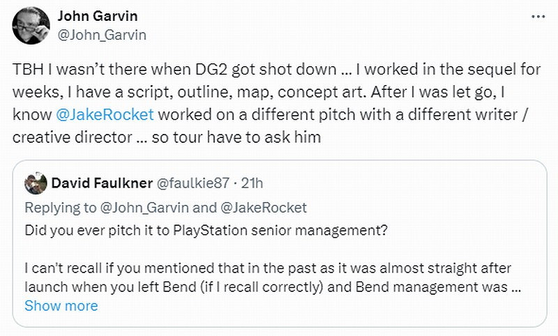 《往日不再》編劇曾為續作積極準備 包括劇本地圖概念圖