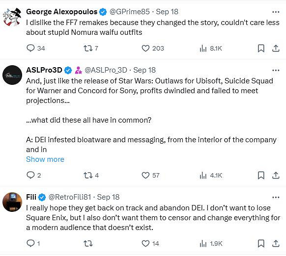 蒂法危險了！曝《最終幻想》已引入DEI團隊:正被審查