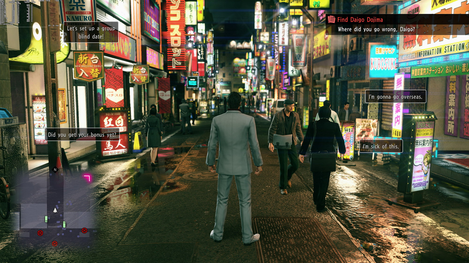 《人中之龍：極2》4K解析度最高配置測試 幀數不足60fps