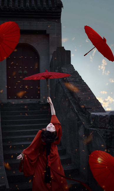 《黑神話悟空》萍萍演員中秋古風照 《黑神話悟空》萍萍演員中秋古風照