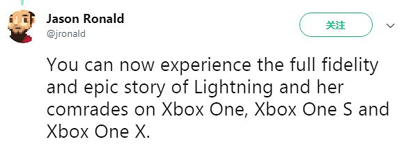 Xbox one X不僅4K化《太空戰士13》 還附有高品質原生動畫 Xbox one X不僅4K化《太空戰士13》 還附有高品質原生動畫