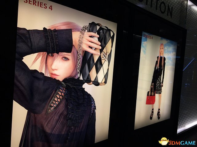 真·名模 《太空戰士13》雷霆現身老佛爺百貨LV店