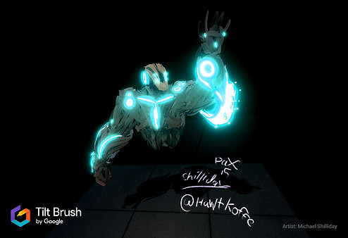 谷歌出品VR空間繪畫軟體《Tilt Brush》轉為免費！