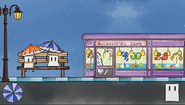 手繪風格躲避障礙遊戲《雨天》已在Steam免費推出! 手繪風格躲避障礙遊戲《雨天》已在Steam免費推出!