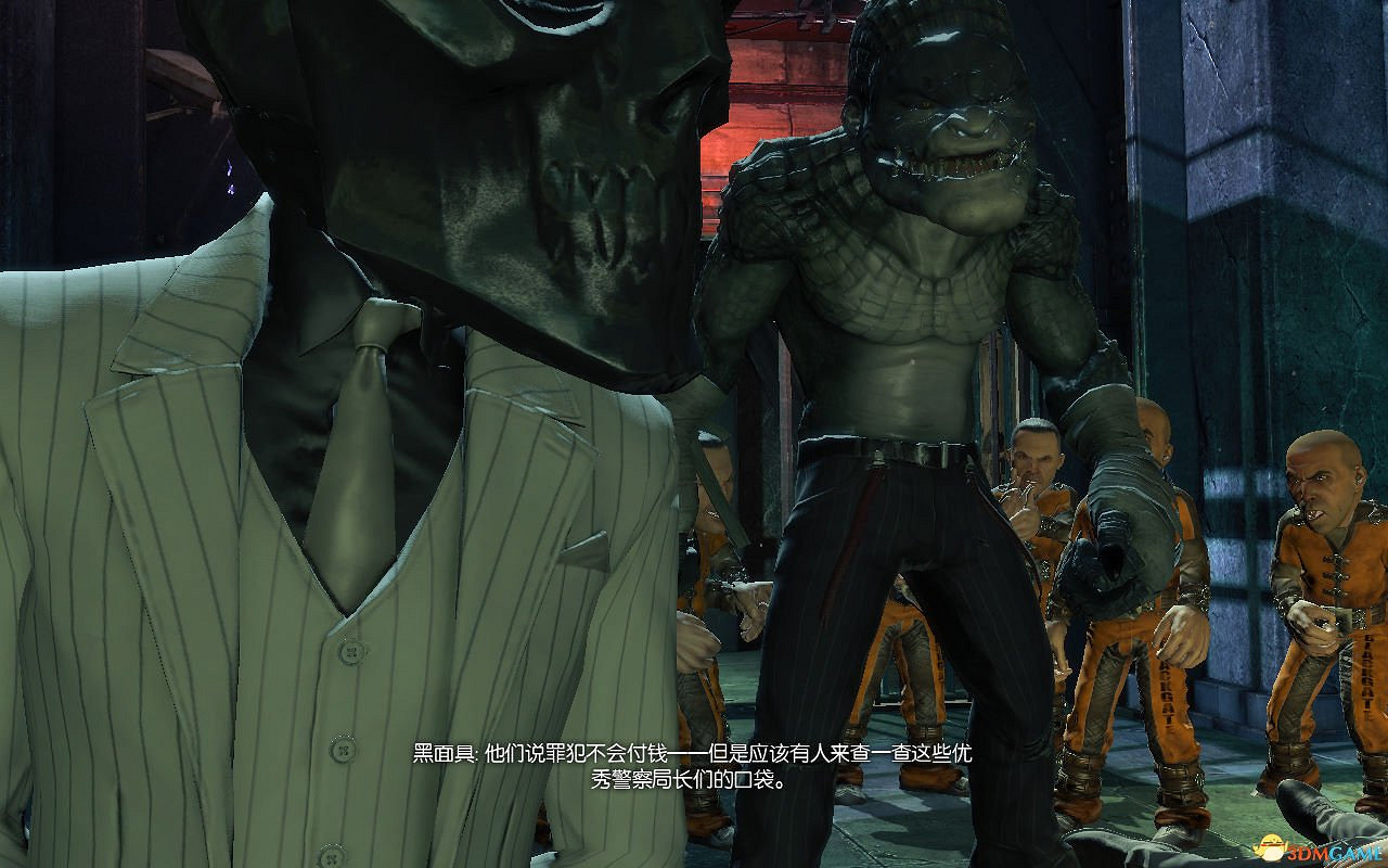 蝙蝠俠：阿卡漢起源 大頭模式打開方法 充滿喜感