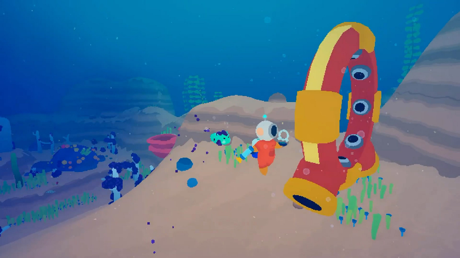 海洋清理冒險遊戲《星際洛螈管理員》現已登陸Switch