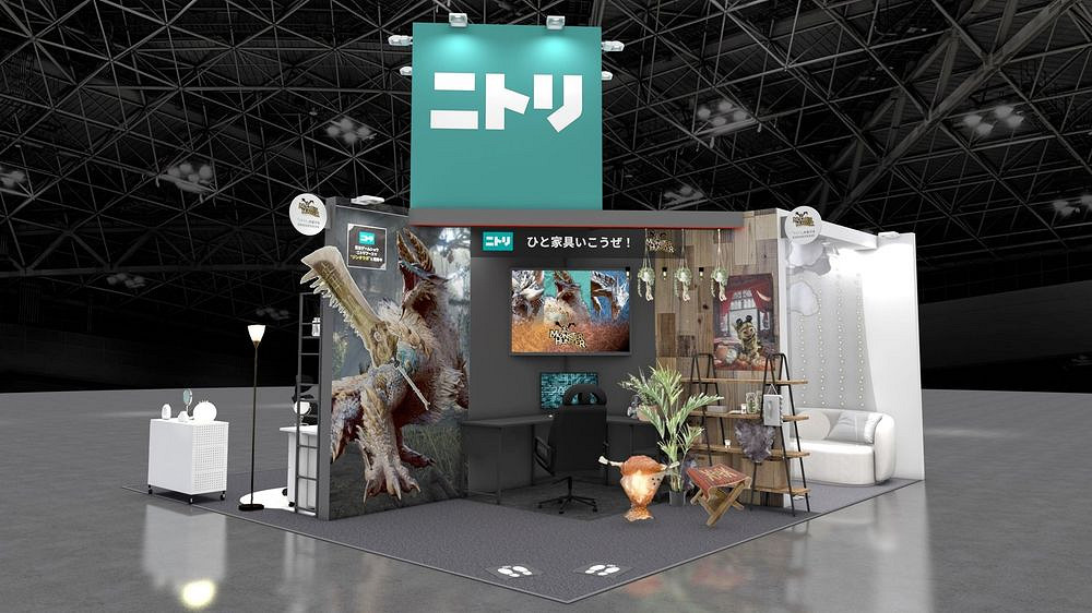 宜得利攜手Capcom推出《魔物獵人》主題電競家具