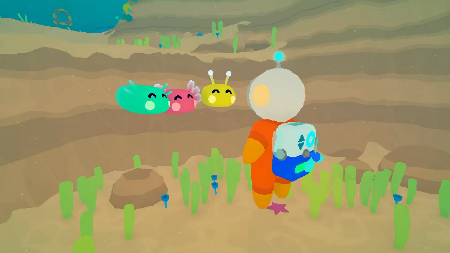 海洋清理冒險遊戲《星際洛螈管理員》現已登陸Switch