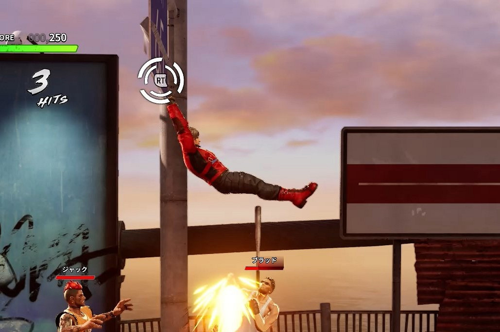 橫向卷軸遊戲《雙截龍再臨》公開遊戲大量新情報 橫向卷軸遊戲《雙截龍再臨》公開遊戲大量新情報