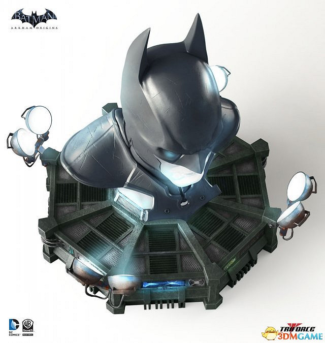 高階大氣 《蝙蝠俠：阿卡漢起源》蝙蝠俠頭部雕塑