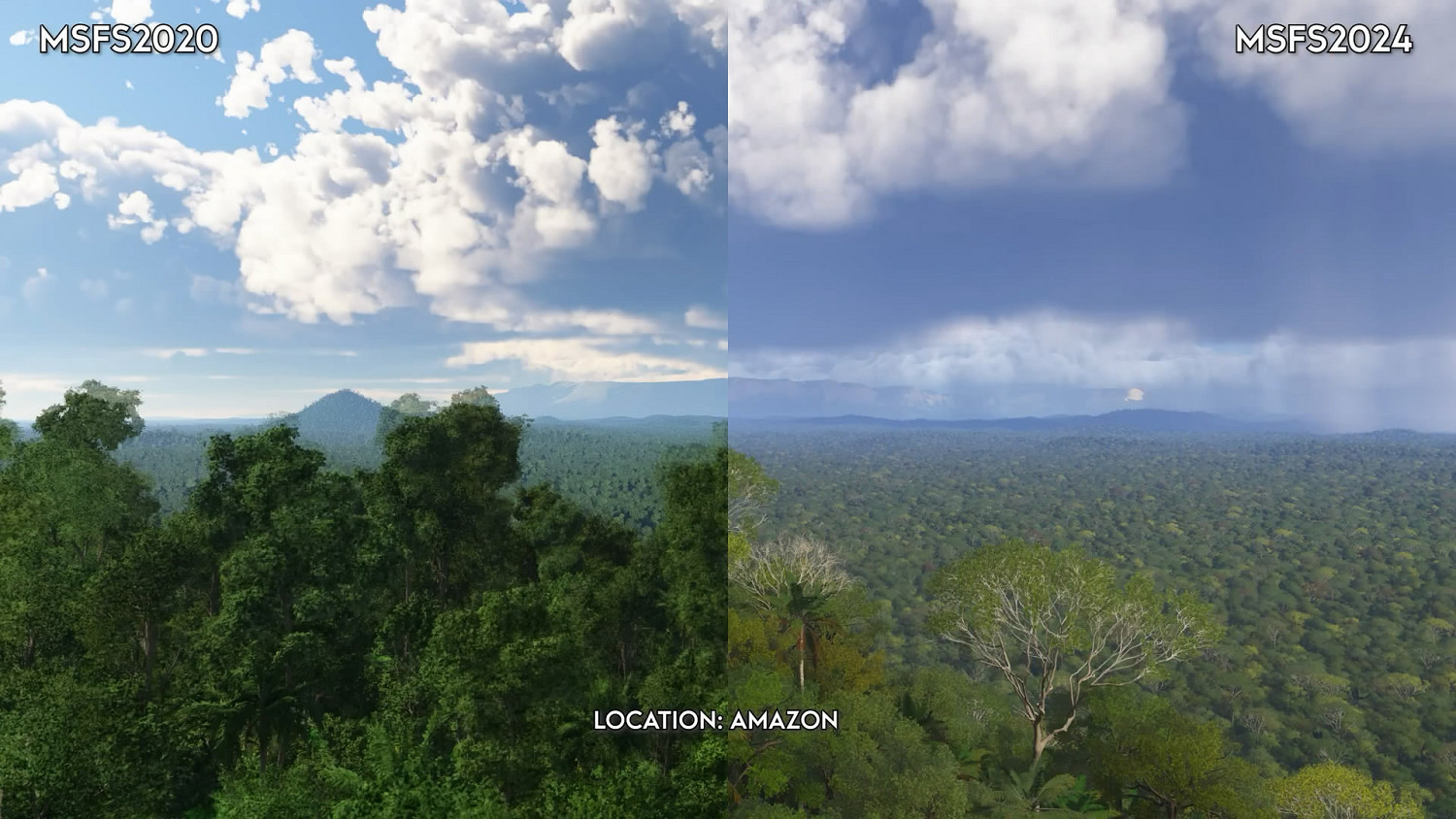 《微軟模擬飛行》2024版 vs 2020版 畫面對比影片！