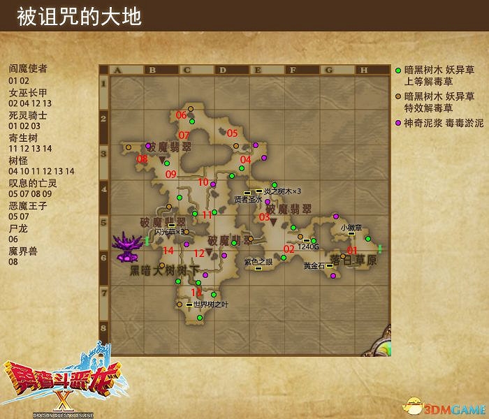 《勇者鬥惡龍10:離線版》五大種族地圖 全寶箱釣魚點收集點標注 《勇者鬥惡龍10:離線版》五大種族地圖 全寶箱釣魚點收集點標注