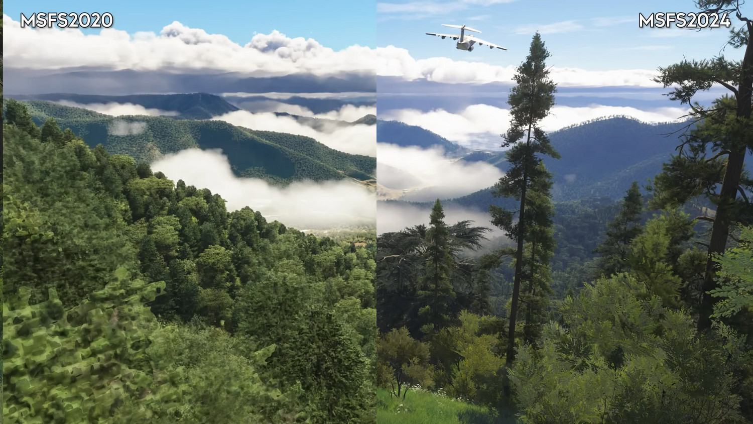 《微軟模擬飛行》2024版 vs 2020版 畫面對比影片！
