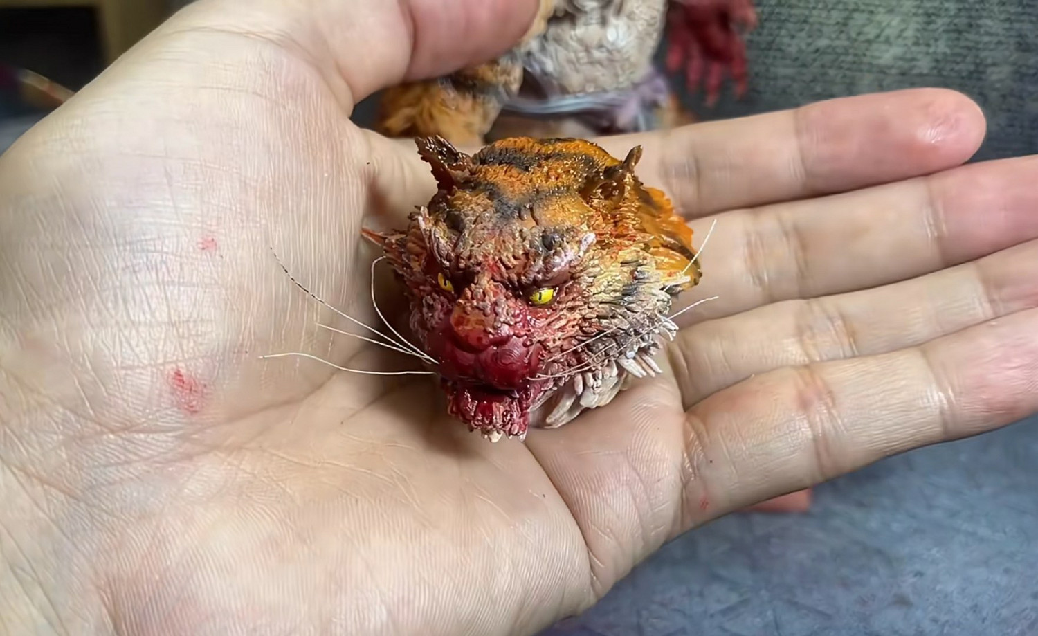 中國塗裝大佬自製《黑神話》虎先鋒模型手辦:細節拉滿 中國塗裝大佬自製《黑神話》虎先鋒模型手辦:細節拉滿