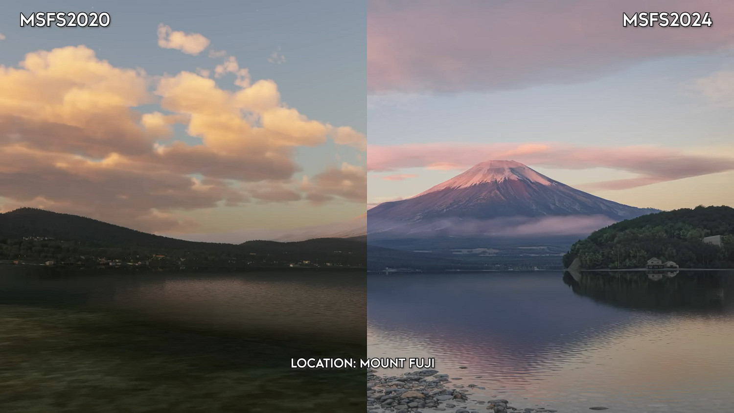 《微軟模擬飛行》2024版 vs 2020版 畫面對比影片！