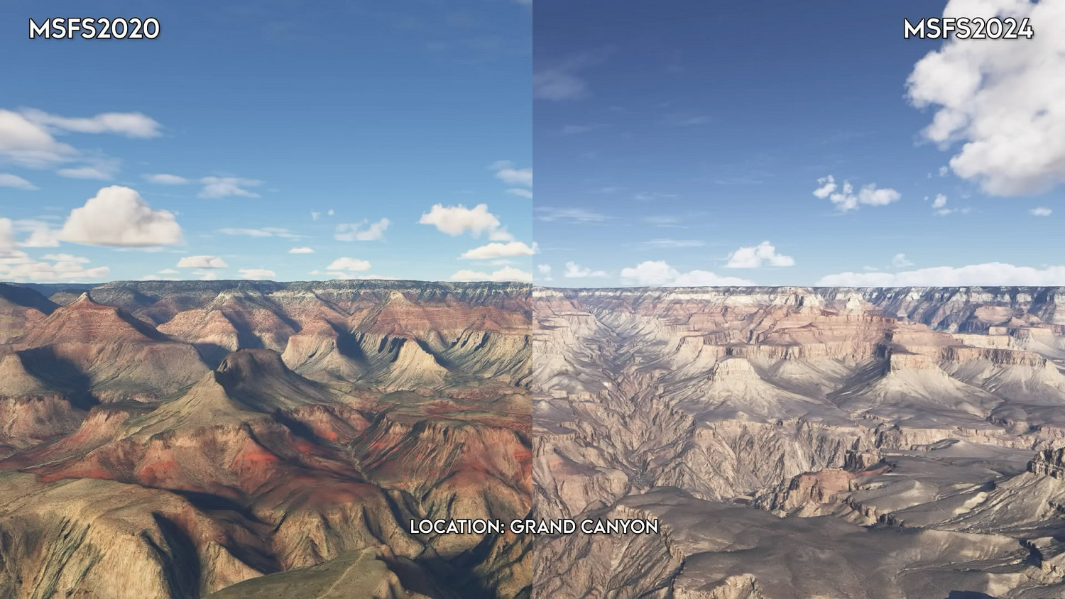 《微軟模擬飛行》2024版 vs 2020版 畫面對比影片！