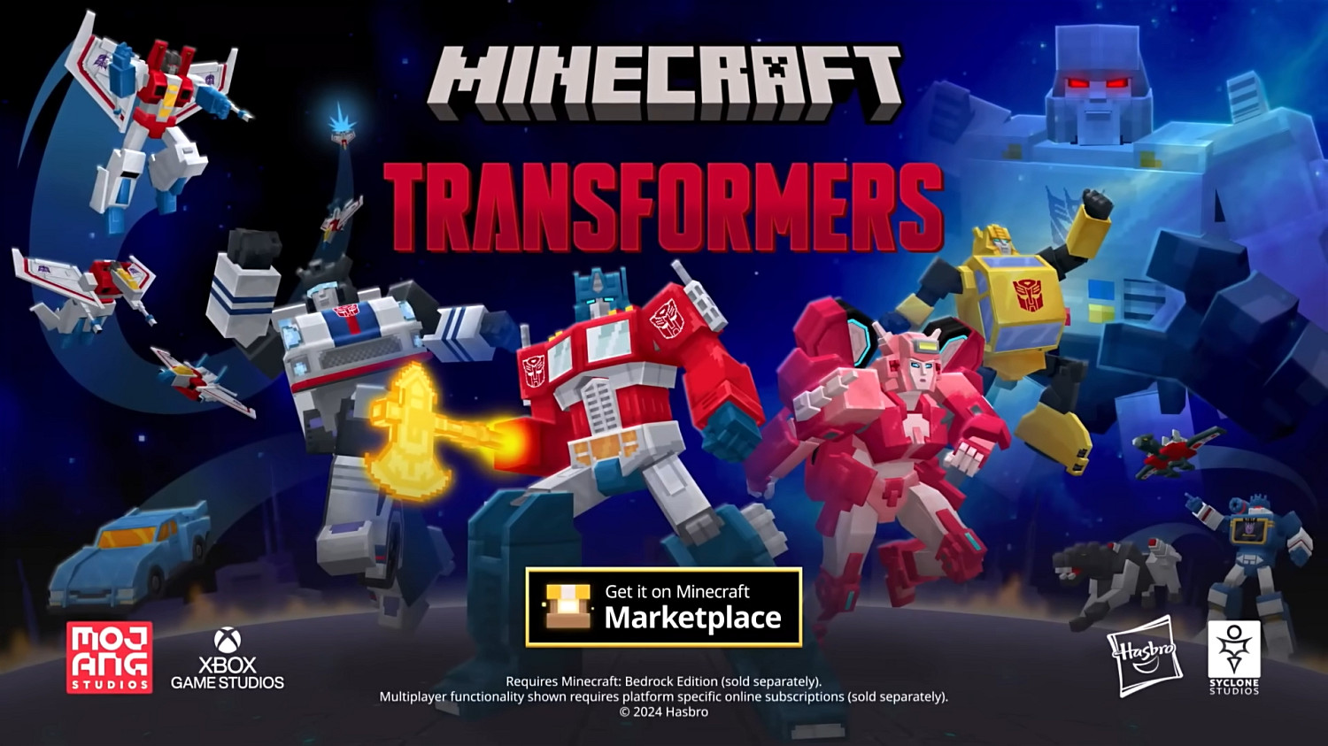 《變形金剛》×《當個創世神麥塊》驚喜連動：喜迎40周年！