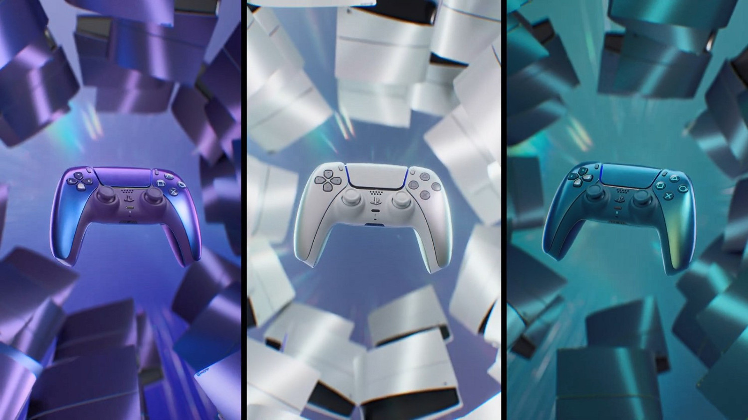 PS5“炫彩”配色外殼和手把公布!三種顏色幻彩多變 PS5“炫彩”配色外殼和手把公布!三種顏色幻彩多變