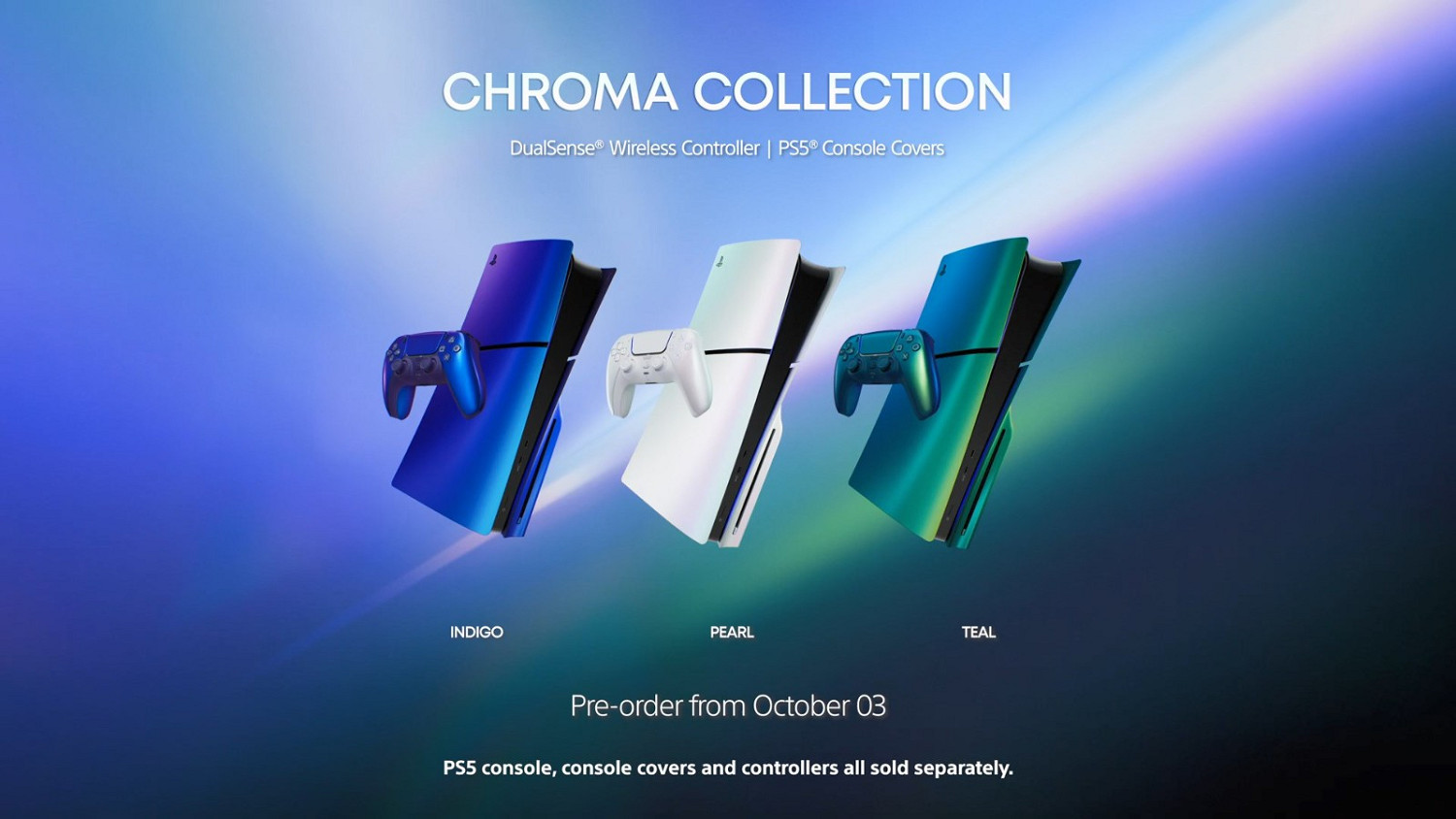 PS5“炫彩”配色外殼和手把公布!三種顏色幻彩多變 PS5“炫彩”配色外殼和手把公布!三種顏色幻彩多變