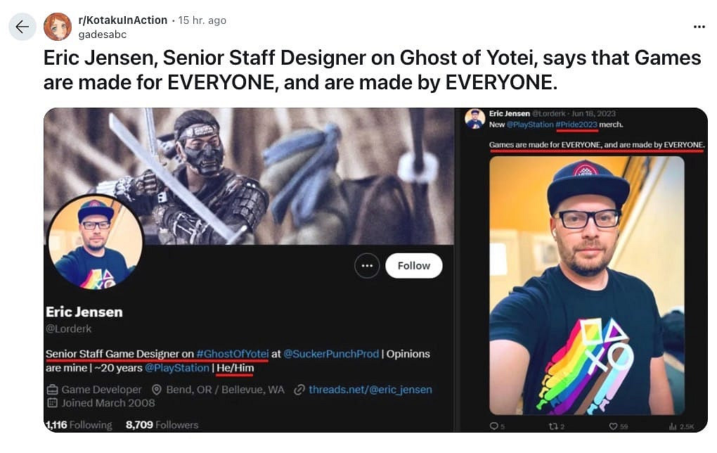 《羊蹄山》設計師支援文化覺醒 恐遊戲犧牲玩家需求 《羊蹄山》設計師支援文化覺醒 恐遊戲犧牲玩家需求