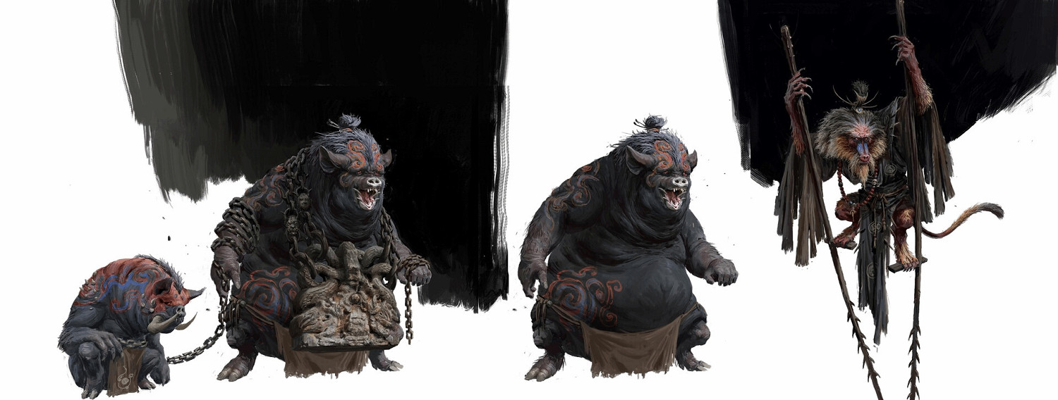 《黑神話》美術師分享大量原畫：天蓬元帥不要太帥！