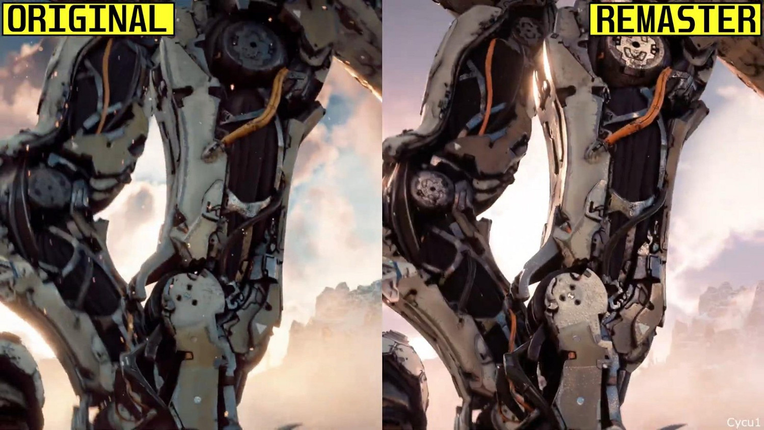 《地平線:黎明時分》復刻版與原版對比 女主好看了? 《地平線:黎明時分》復刻版與原版對比 女主好看了?