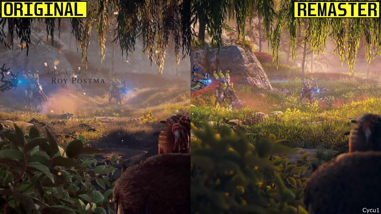 《地平線:黎明時分》復刻版與原版對比 女主好看了? 《地平線:黎明時分》復刻版與原版對比 女主好看了?