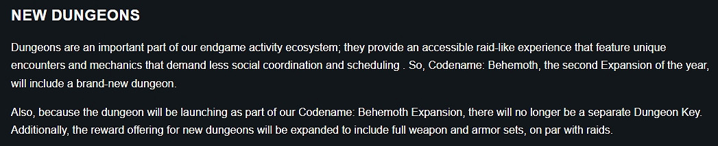 Bungie對《命運2》新擴展有大動作！將有全新突襲戰