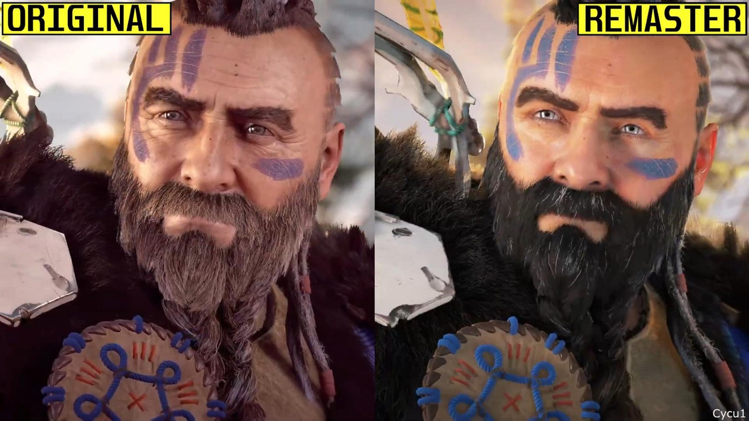 《地平線:黎明時分》復刻版與原版對比 女主好看了? 《地平線:黎明時分》復刻版與原版對比 女主好看了?