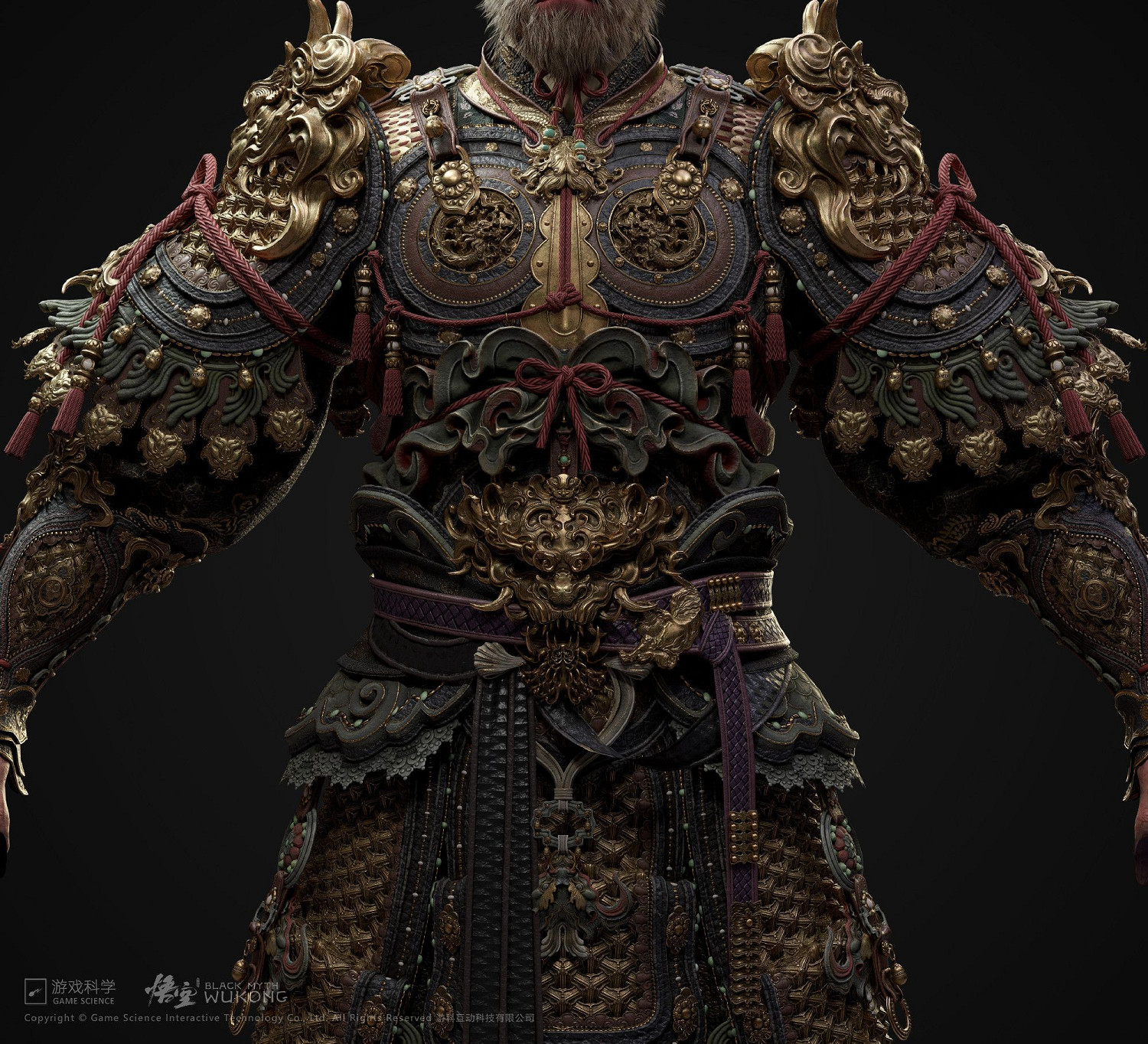 《黑神話：悟空》齊天大聖套裝建模 威武霸氣細節滿滿