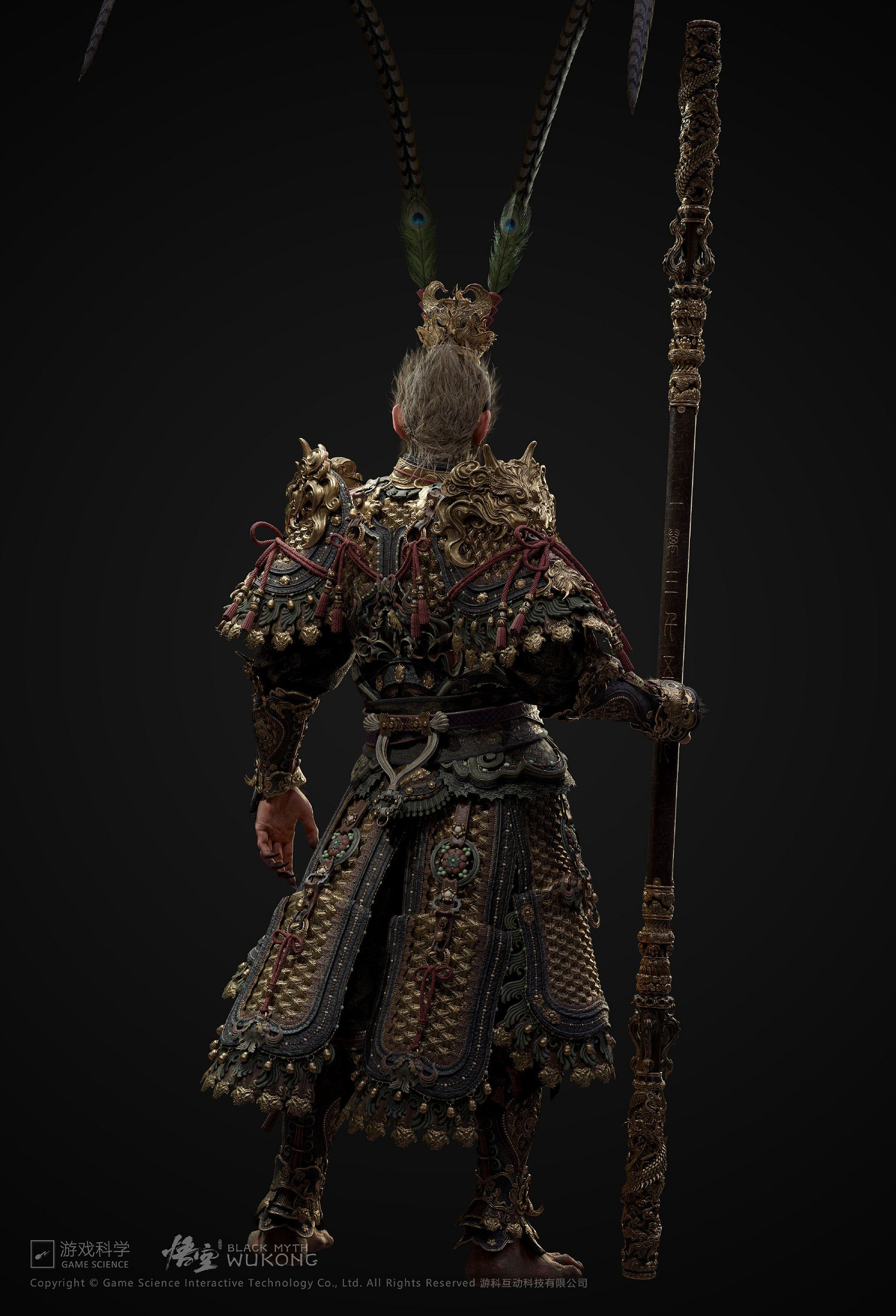 《黑神話：悟空》齊天大聖套裝建模 威武霸氣細節滿滿