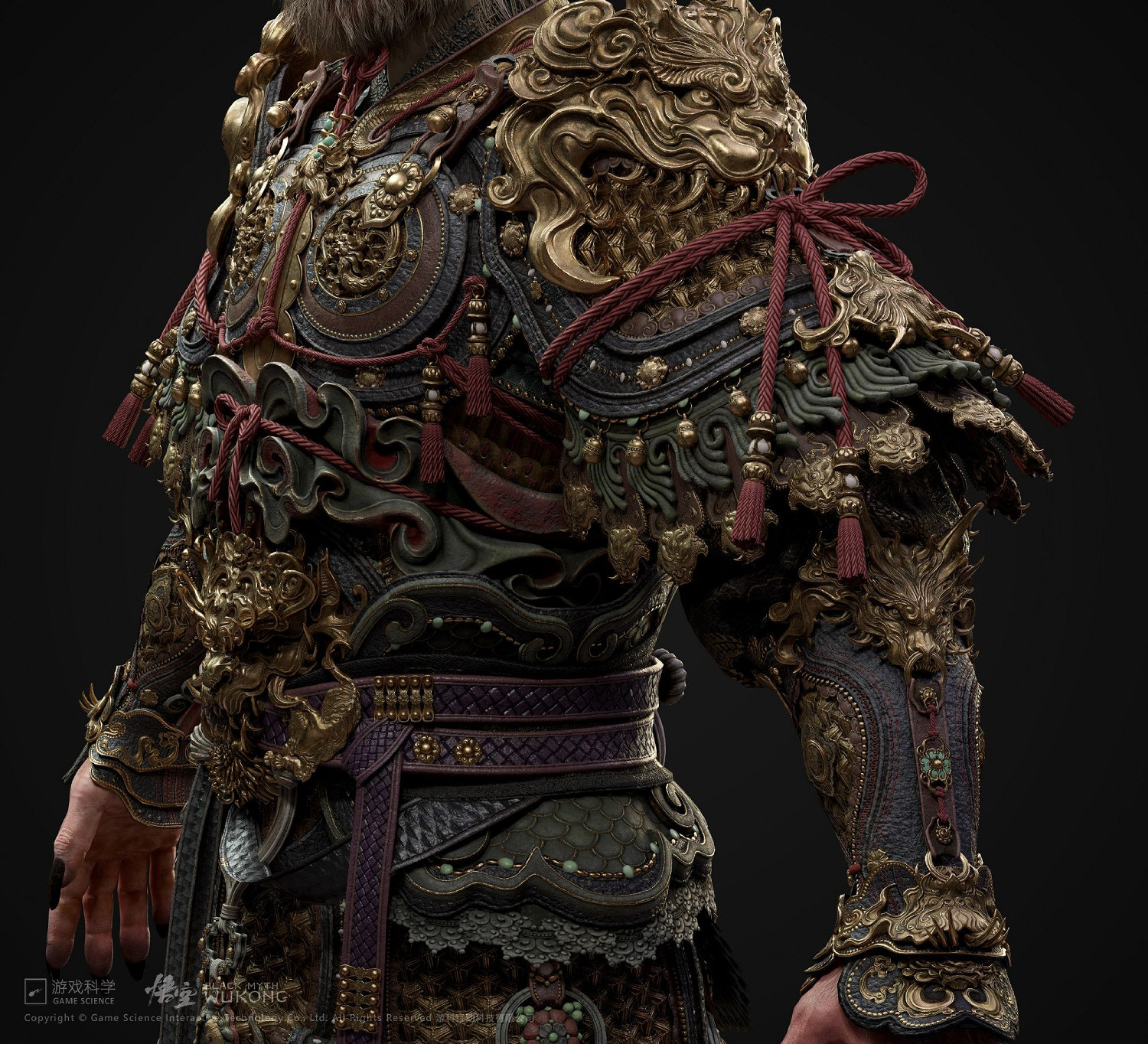 《黑神話：悟空》齊天大聖套裝建模 威武霸氣細節滿滿