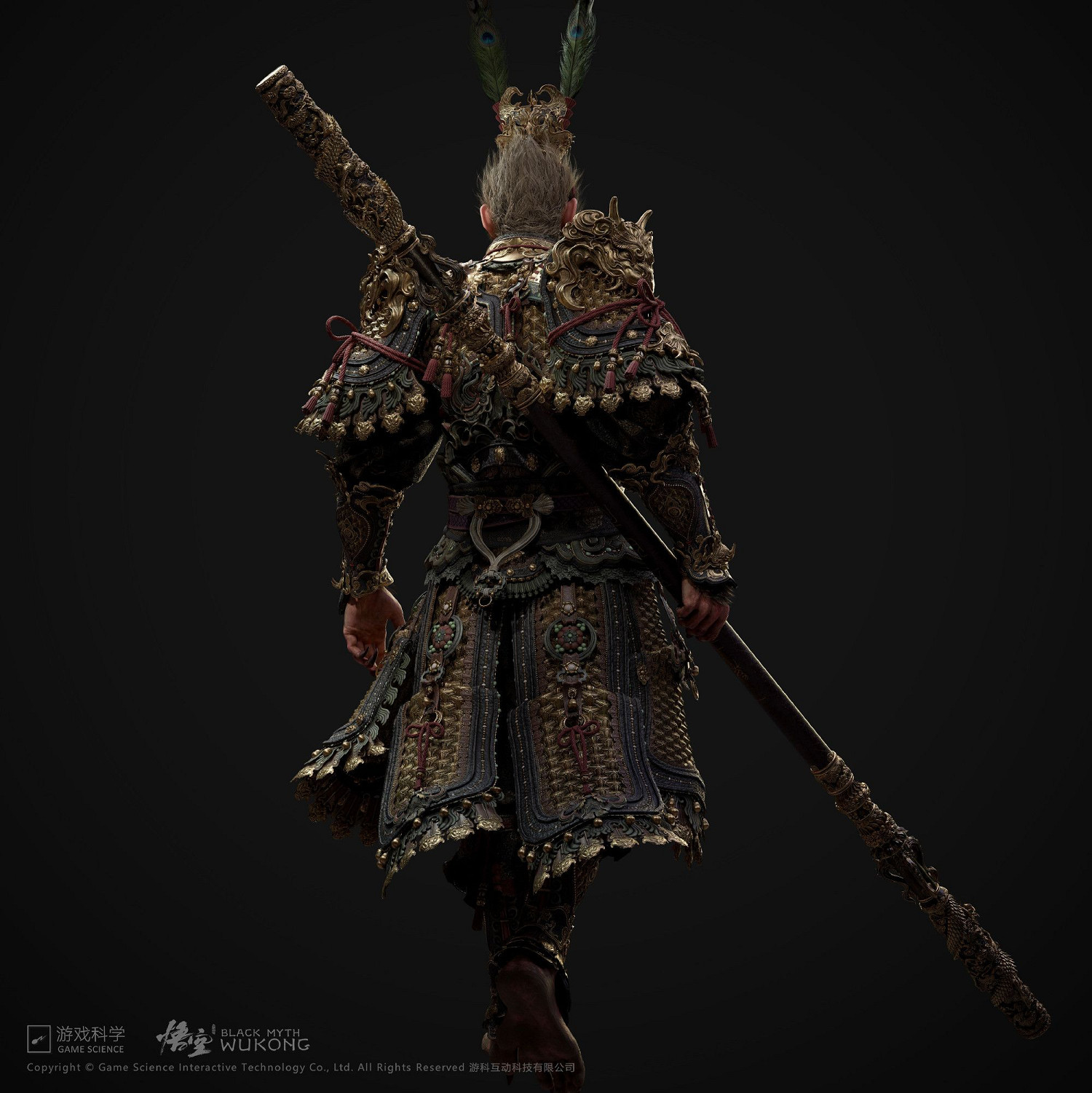 《黑神話：悟空》齊天大聖套裝建模 威武霸氣細節滿滿