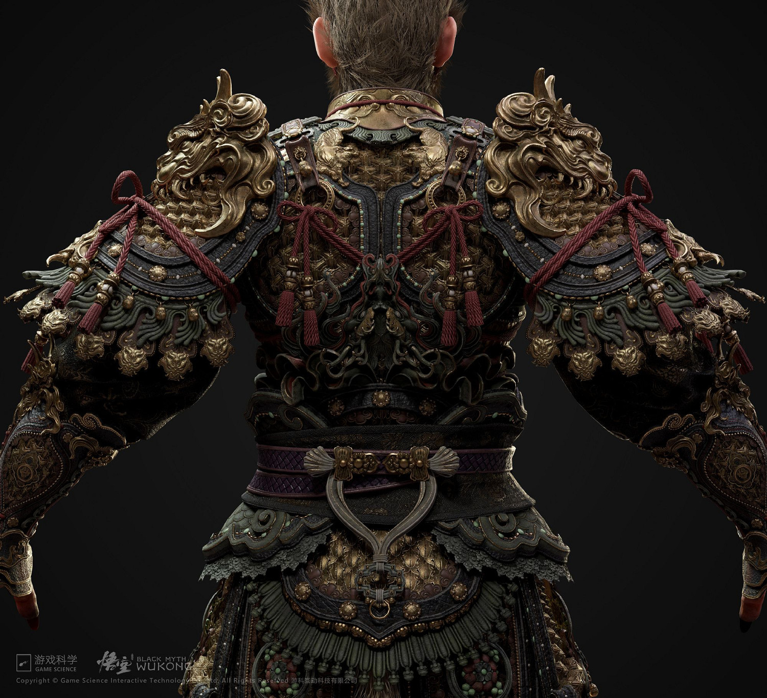 《黑神話：悟空》齊天大聖套裝建模 威武霸氣細節滿滿