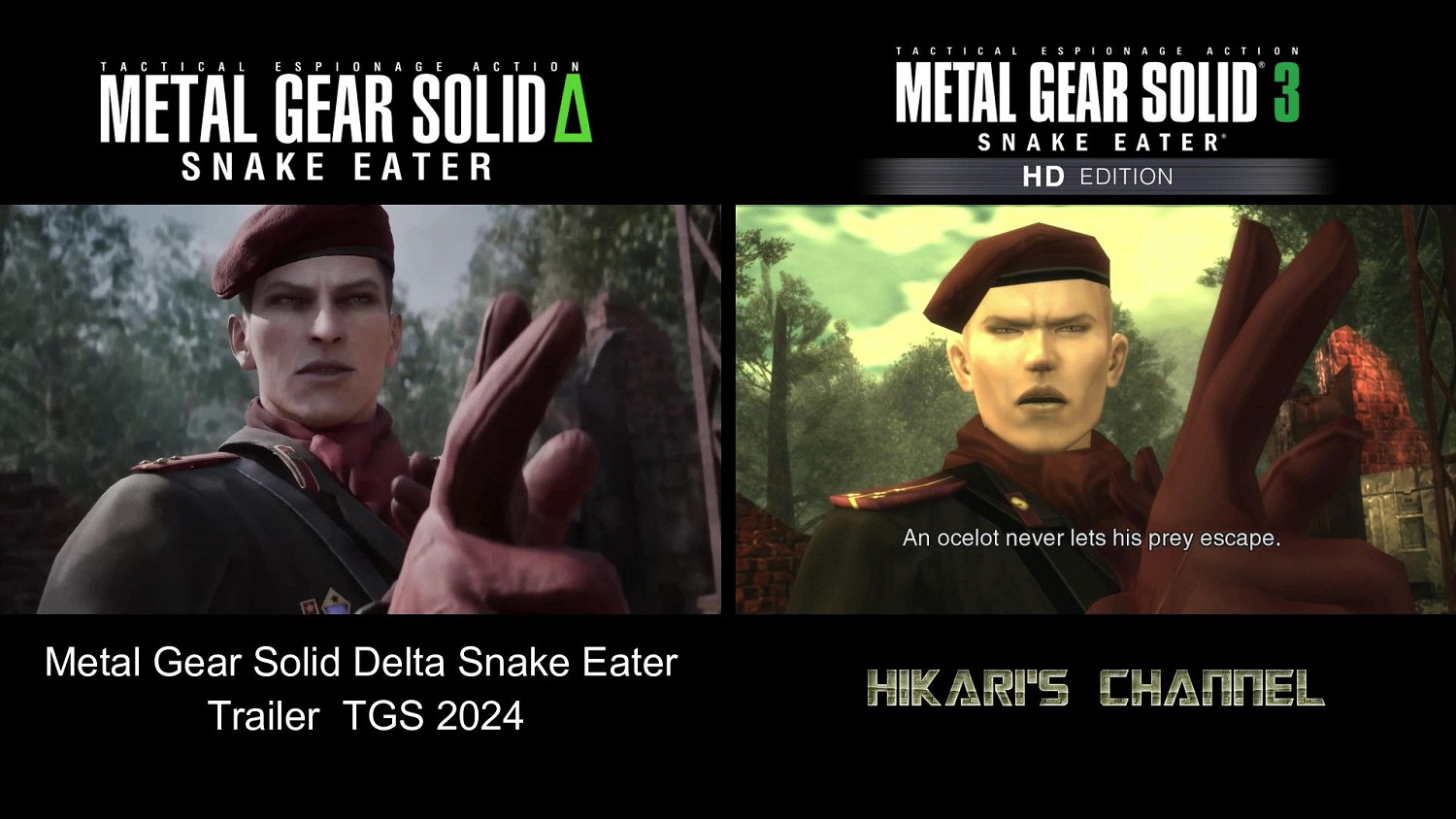 《潛龍諜影3：重製版》對比原版 畫面更逼真細膩了！