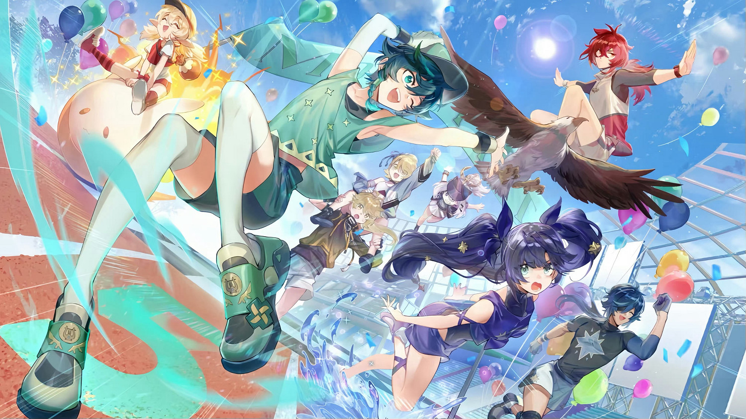 《原神》2024周年慶賀圖片高清