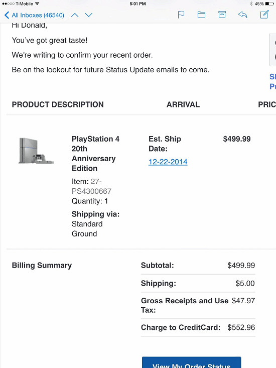 玩家回憶收到20周年PS4時情景:恰好趕上聖誕節! 玩家回憶收到20周年PS4時情景:恰好趕上聖誕節!