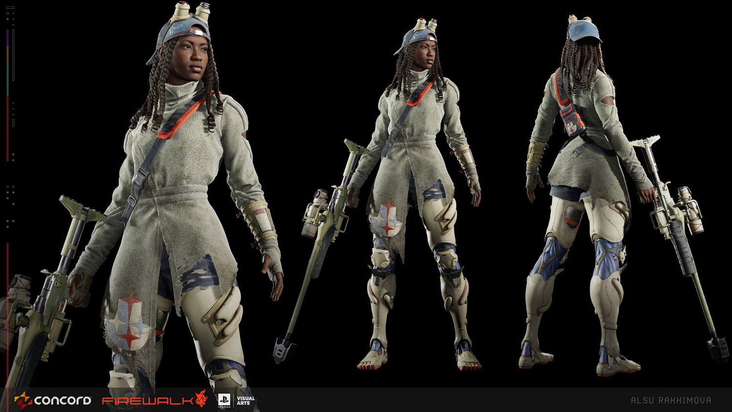 《星鳴特攻》武器、人物建模圖公布 細節精細真實！